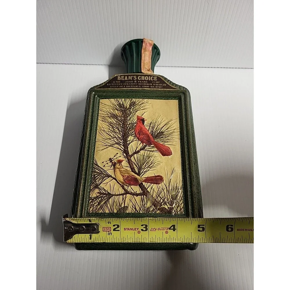 Vintage beams choice cardinal decanter bottle "james lockhart"jim Beam Kentucky - Picture 8 of 8